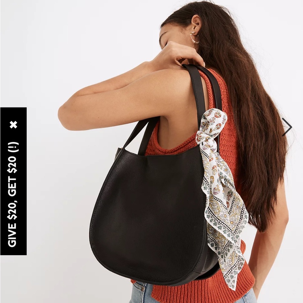 Used Madewell The Sydney Shoulder Bag - Black